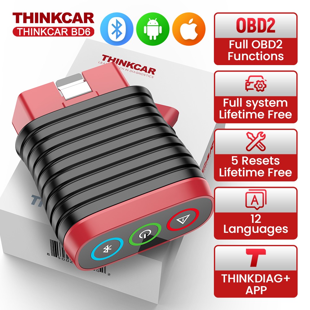 Thinkcar 10 Pack BD6 All System Diagnostic Tool Auto OBD2 Scanner Lifetime Free