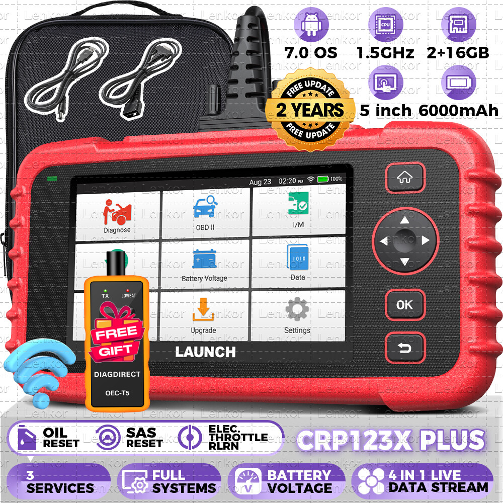 LAUNCH CRP123X PLUS OEM All System Diagnostic Tool 2024New Released OBD2 Scanner