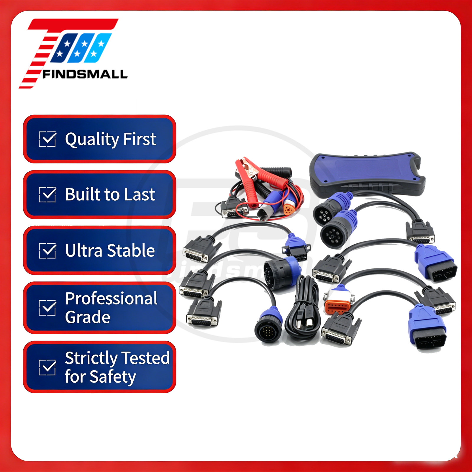 For NEXIQ 3 USB Link 3 Generation Heavy Card Diagnostic tool+Bluetooth Scaner