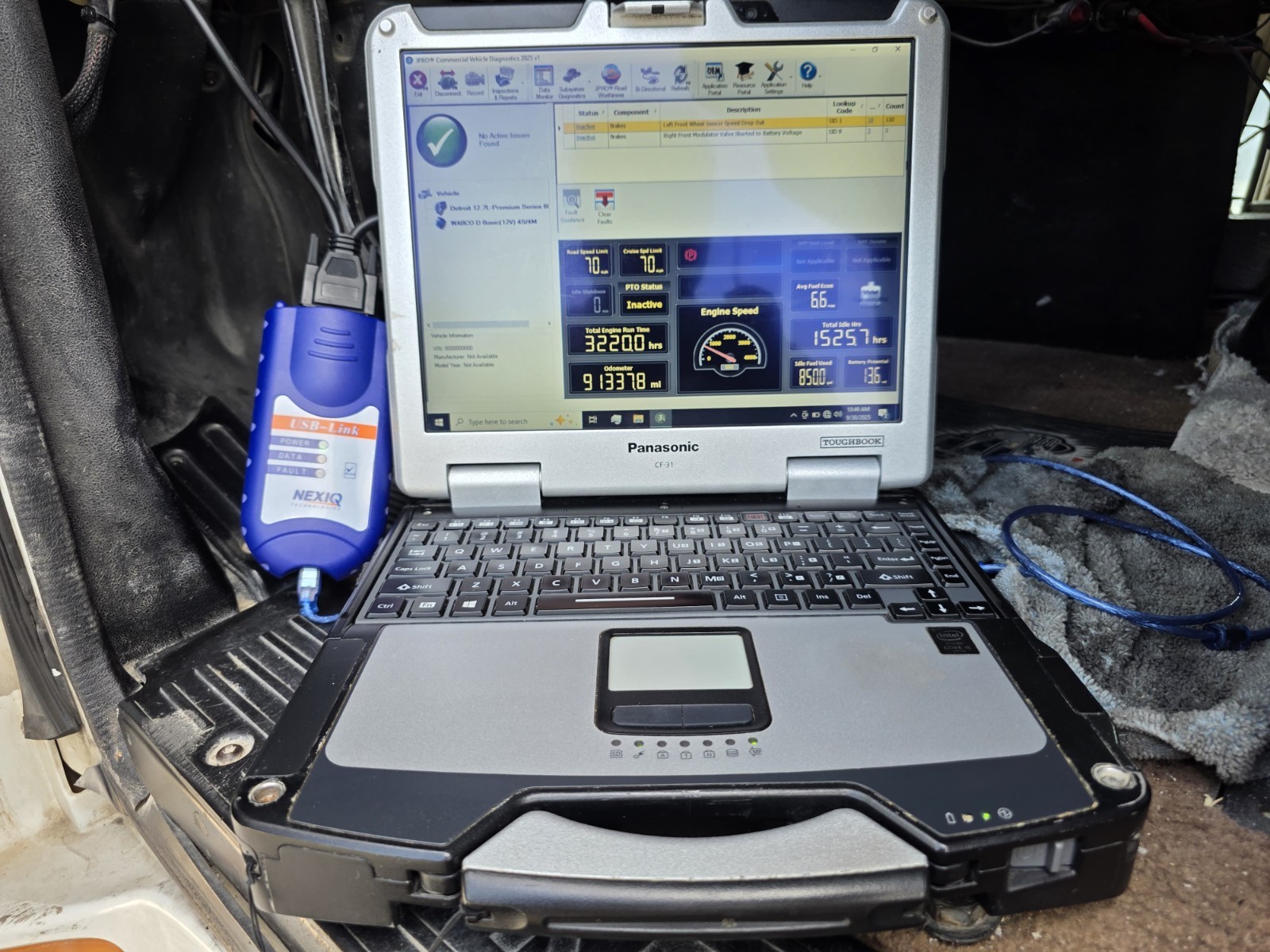 DIESEL DIAGNOSTIC ESCANER/LAPTOP PANASONIC CF-31