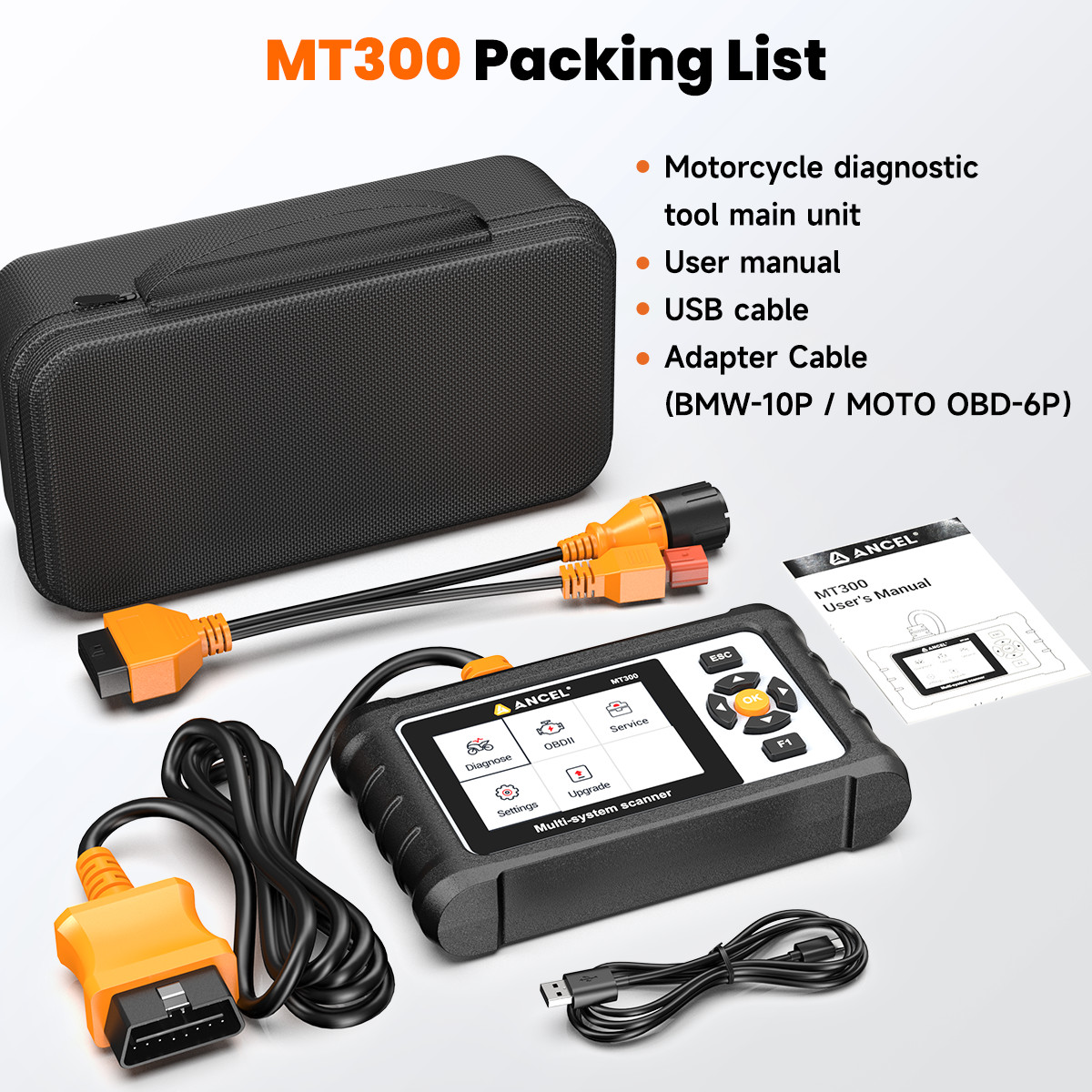 Motorcycle Scanner Diagnostic Tool Check Engine Motorbike Code Reader For BMW