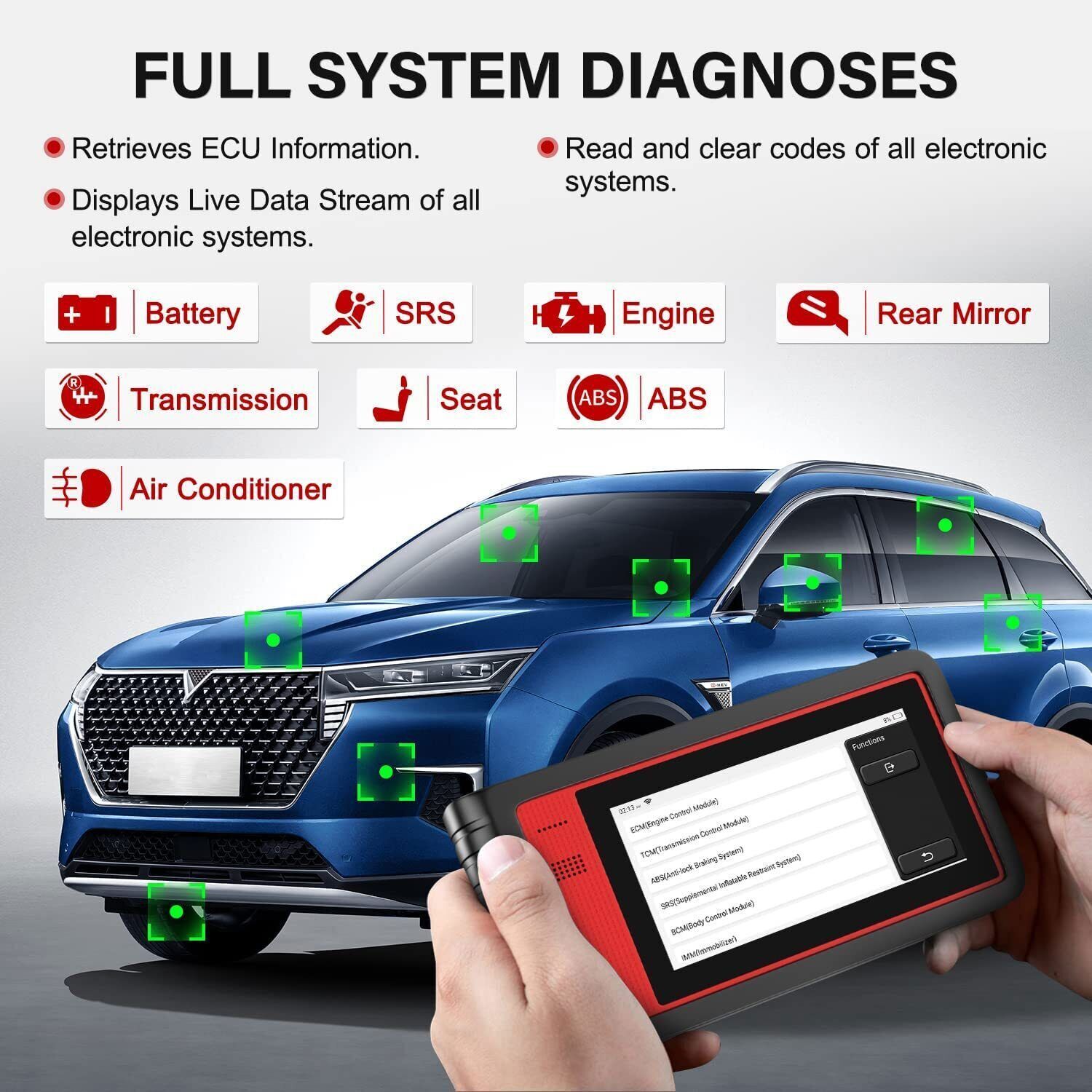 Thinktool Mini Professional Car Scanner Diagnostic Tool Full System Scanner TPMS