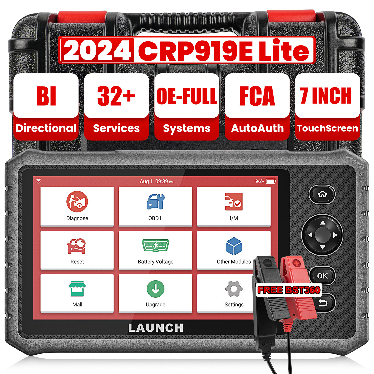 LAUNCH X431 CRP919E Lite Bidirectional Car OBD2 Scanner Diagnostic Code Reader