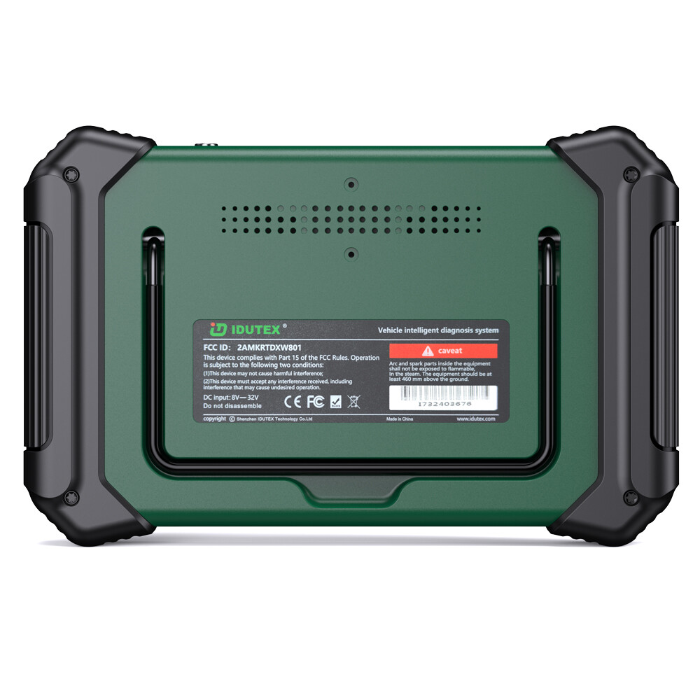 IDUTEX TS710 Heavy Duty Truck Diesel Diagnostic Scanner DPF Regen Actuation Test