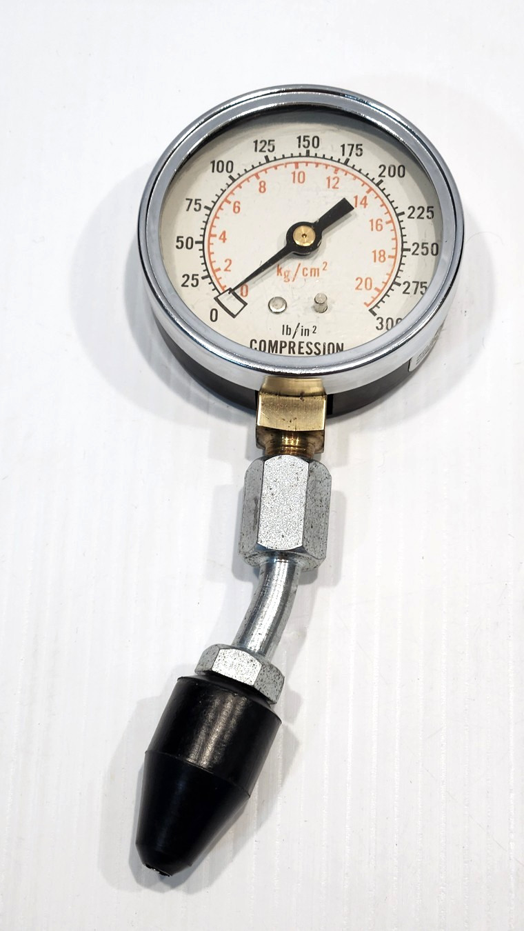 Vintage Engine Compression Tester Gauge Tool