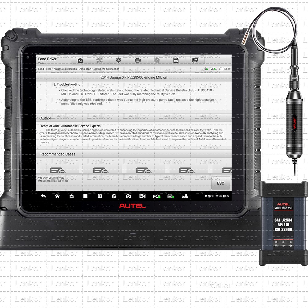 Autel MaxiCOM Ultra Lite Up MS909 2026 Top Diagnostic Scanner Topology Map 2.0