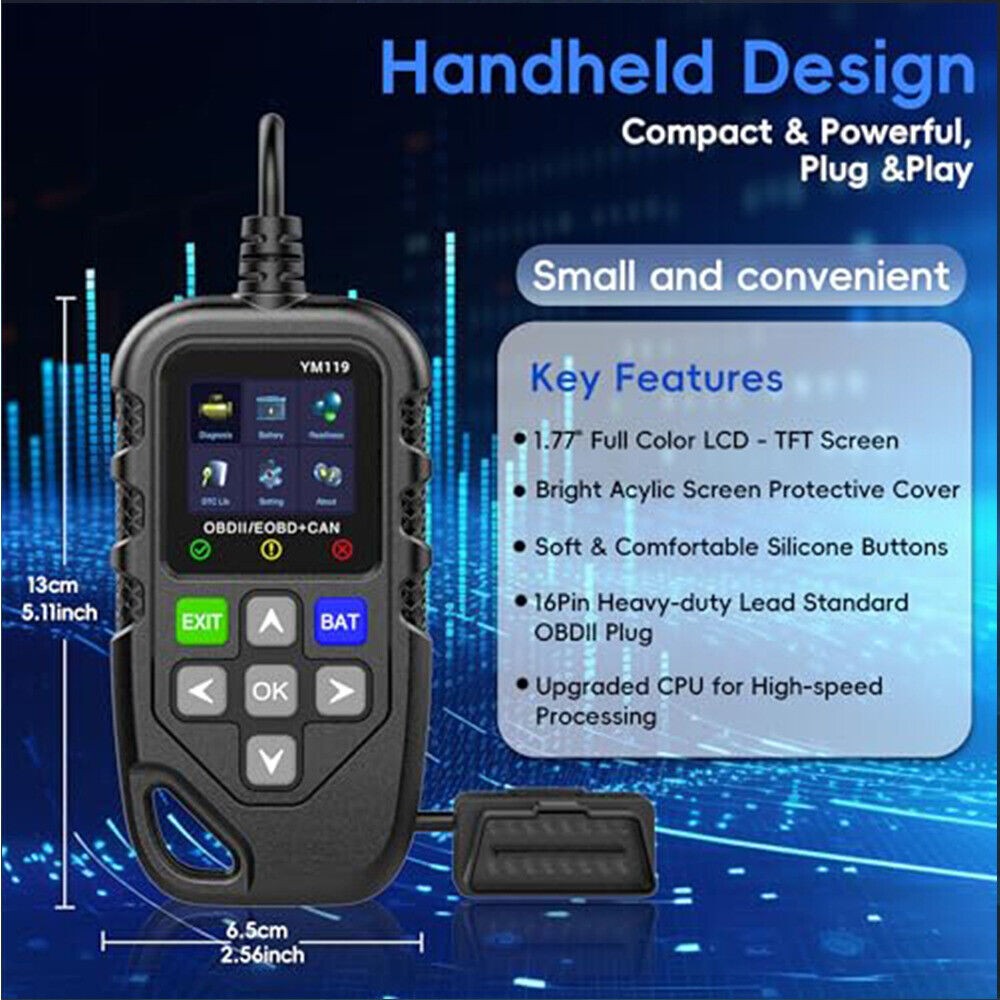 Automotive OBD2 Code Reader OBD Scanner Car Check Engine Fault Diagnostic Tool