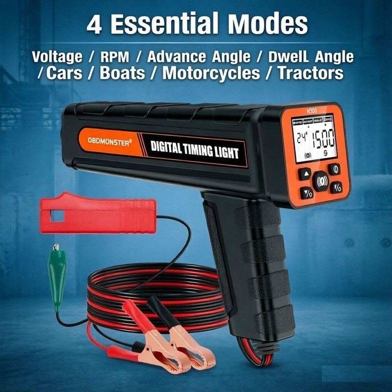 Digital Engine Timing Light Gun Ignition Tester For 87-93 Mazda B2200 2.2L