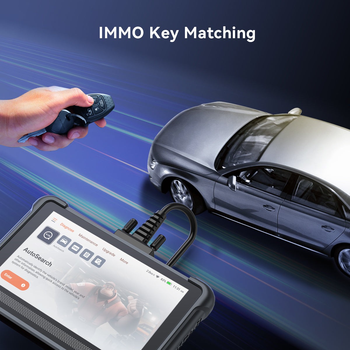 ThinkScan 672 Full Diagnostic Tool Bidirectional Scanner CAN FD IMMO TPMS Reset