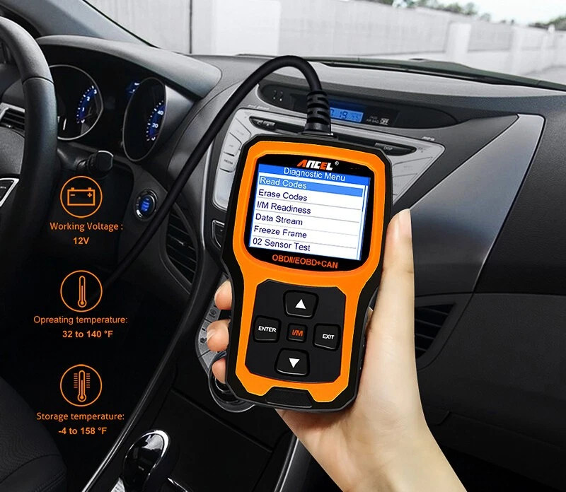 Foxwell NT301 Plus Car Engine OBD2 Scanner Diagnostic Code Reader Battery Tester