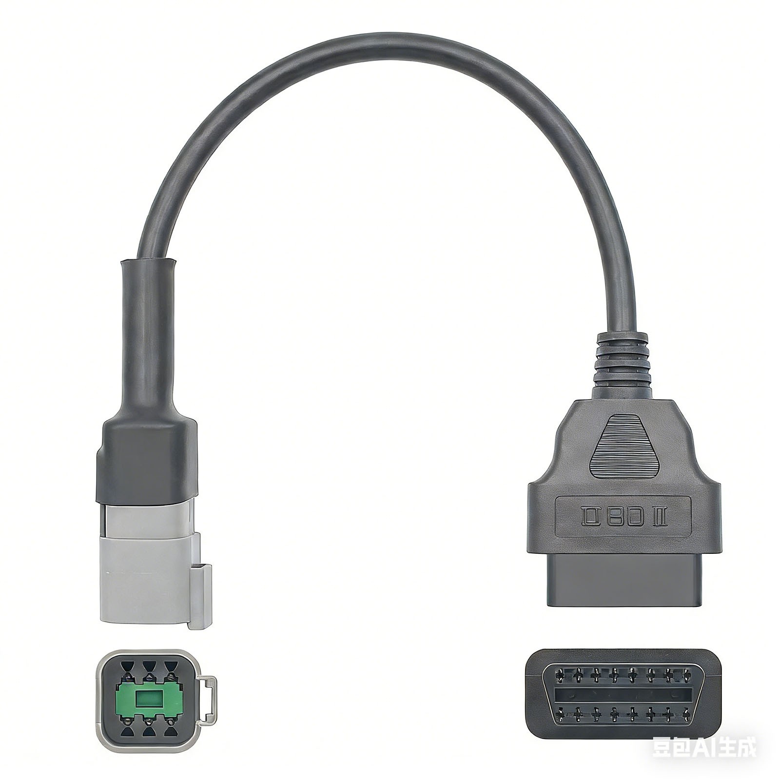 6 Pin to 16 Pin OBD2 Diagnostic Cable For CAN-AM Moto ATV UTV All-Terrain
