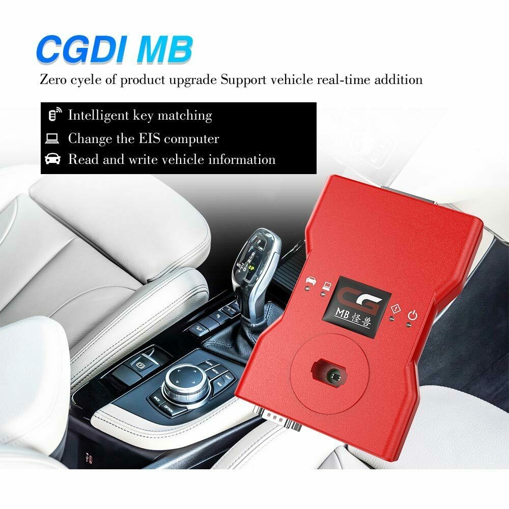 CGDI MB FOR Benz Key Progarmmer Key Add & All K-ey Lost 1 Free Token Life Time