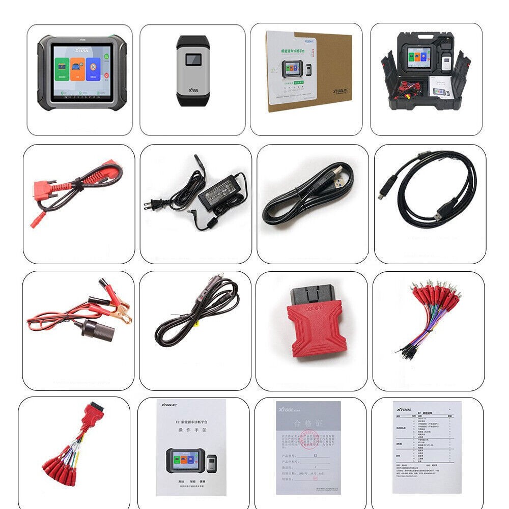 USED XTOOL D9 EV Auto Diagnostic Tool For New Energy Vehicle Battery Detection