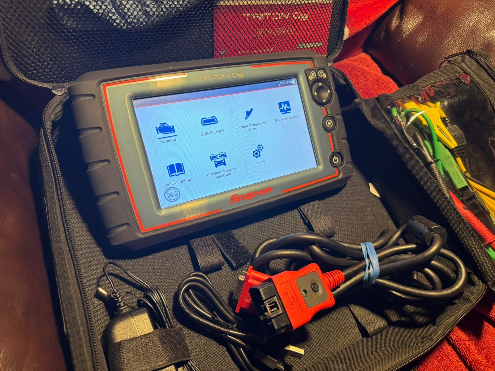2024 SNAP-ON EEMS343 TRITON D8 SCANNER LAB SCOPE SNAPON DIAGNOSTIC 24.2 EURO !!!
