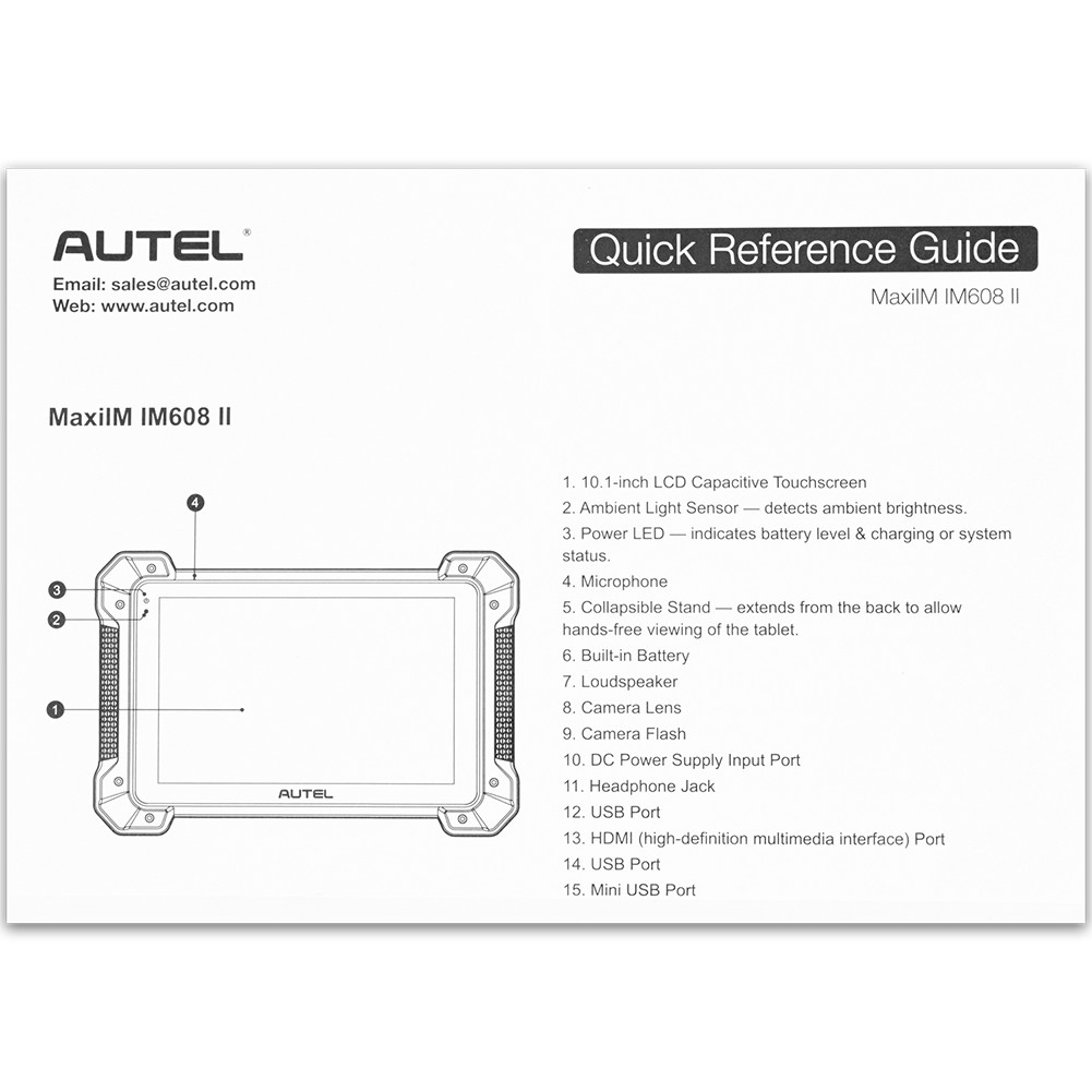 2026 Autel IM608S II IM608 PRO II IMMO Key PROGRAMMING Diagnostic Tool Key Lost
