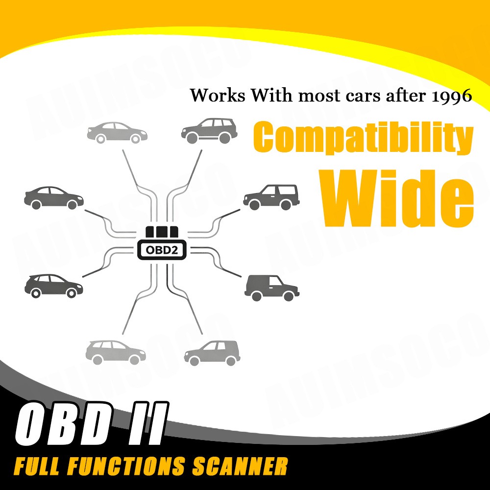 AUIMSOCO Pro Bluetooth 5.1 Adapter OBD2 Diagnostic Scanner Tool Code Reader