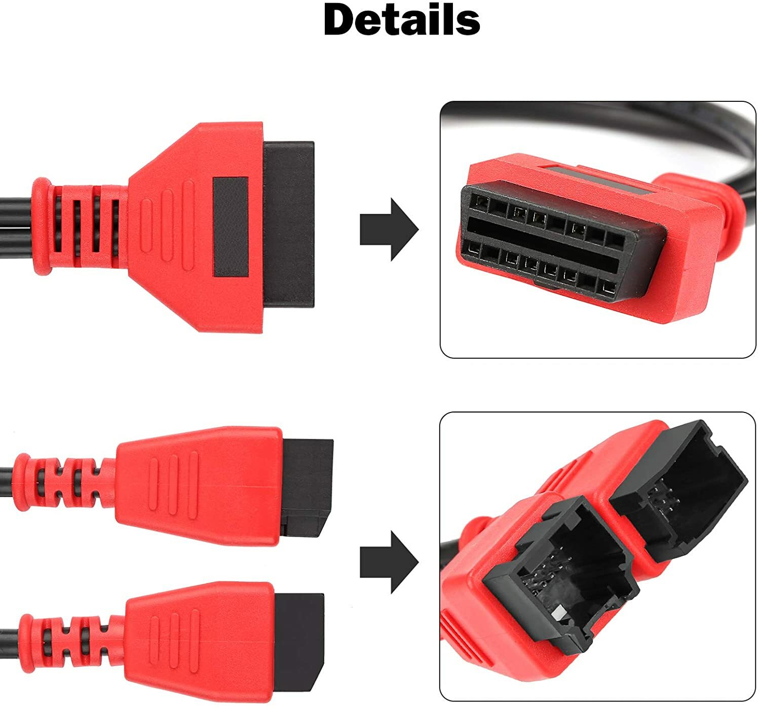 12+8 PIN Connector Cable Adaptor for Autel DS808 Maxisys MS906S MS908 MS908S …