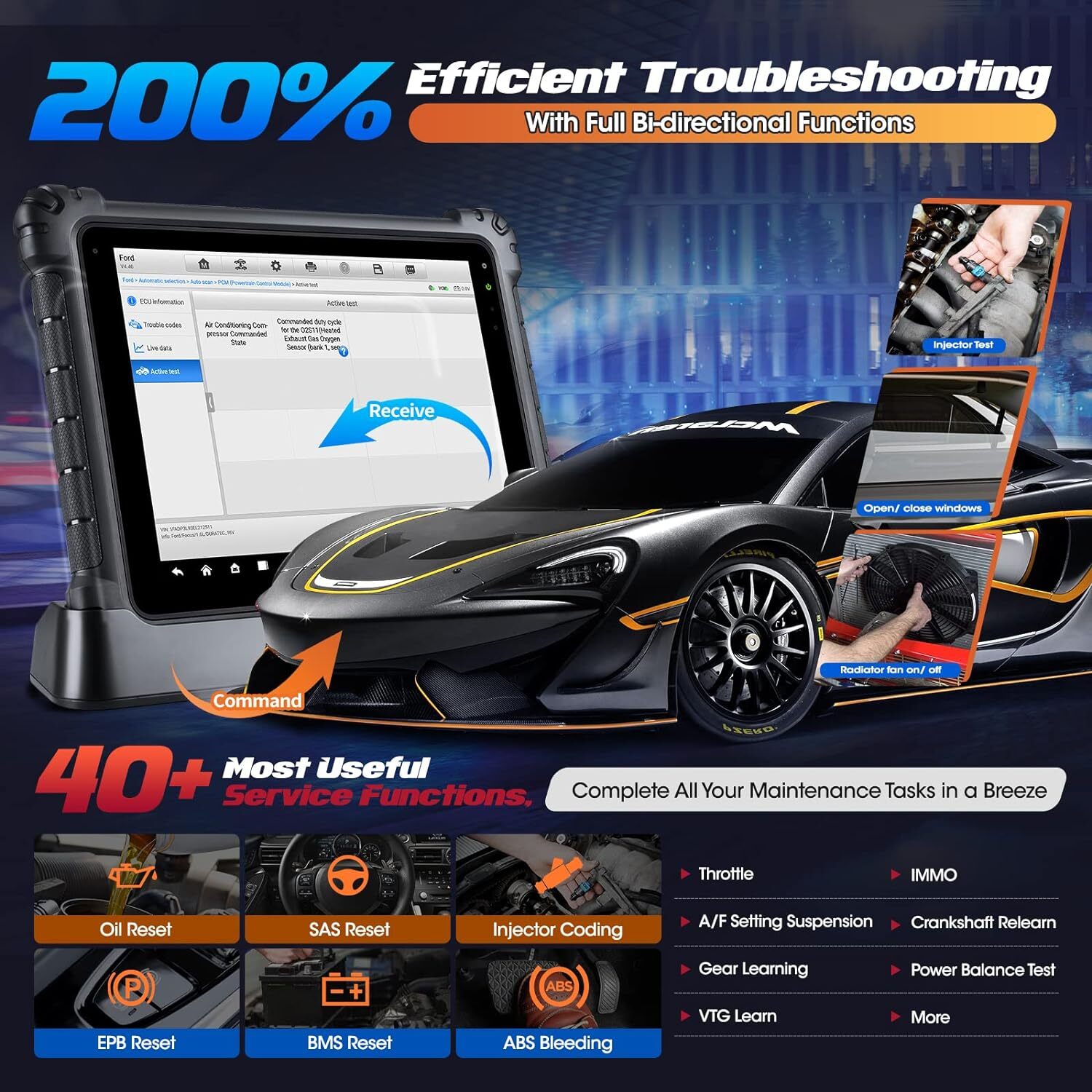 Autel MaxiSys Ultra 2026 Diagnostic Scanner J2534 Pro-gramming Tool 5-in-1 VCMI