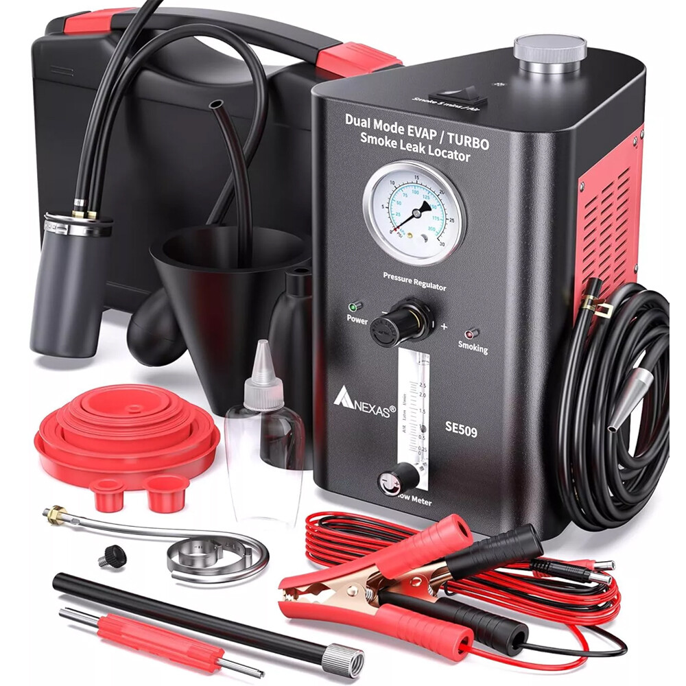 NEXAS EVAP Smoke Machine Automotive Smoke Leak Detector Kits Built-in Air Pump