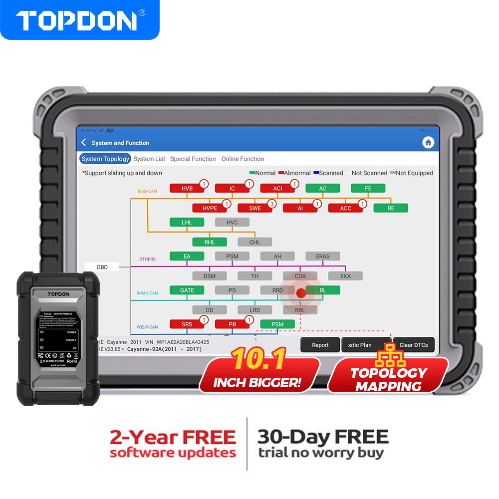 2026 TOPDON Phoenix Plus 2 Car Full System Diagnostic Scanner Tool Coding