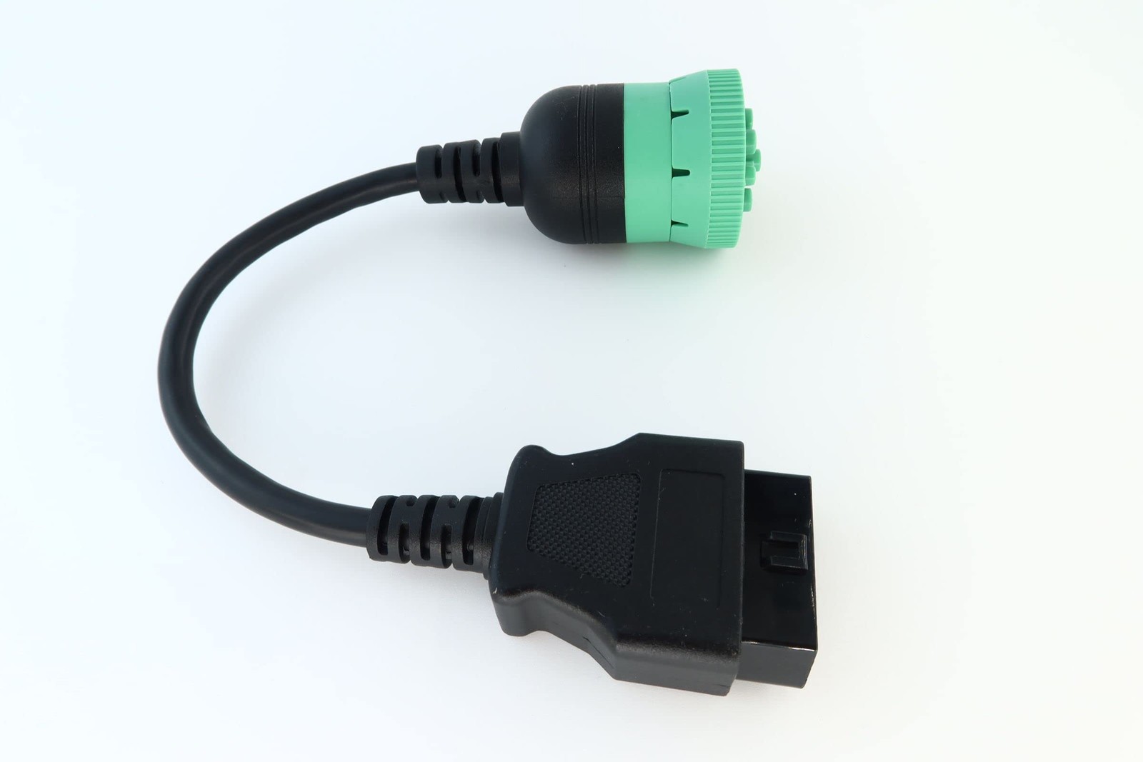 Green Type 2 J1939 Male To 16Pin OBD2 Female 16 To 9Pin Adapter Cable