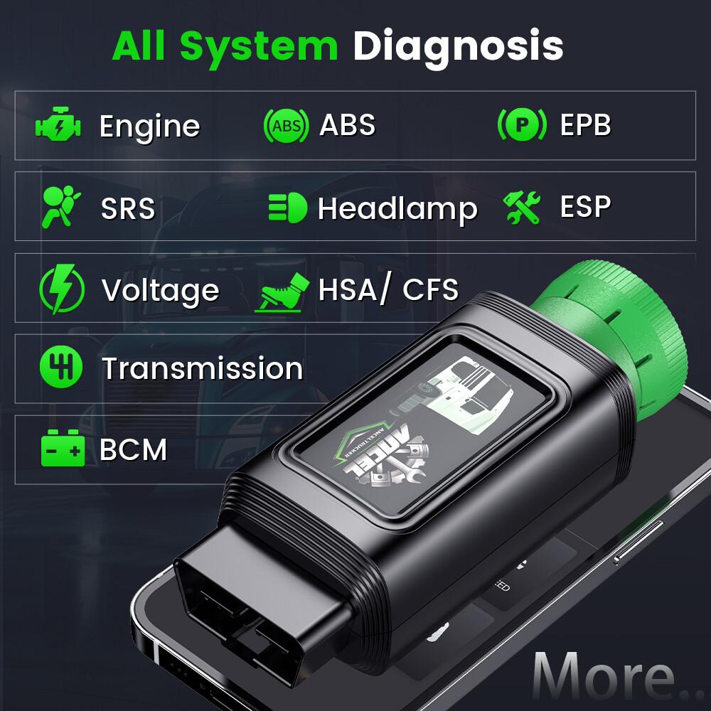 Heavy Duty Truck Scanner Speed Limit & Idle Reset Tool for Volvo & International