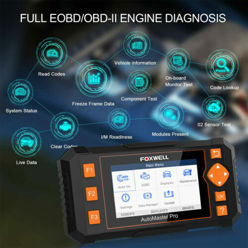 NT634 OBD2 Scanner IMMO ABS SRS Oil TPMS DPF EPB Reset Car Diagnostic Scan Tool