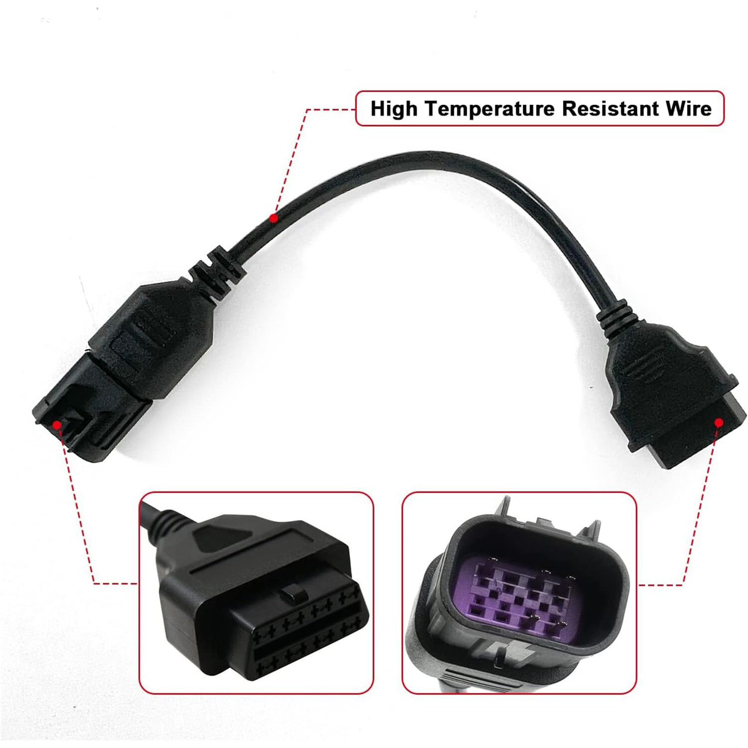 OBD2 To 8 Pin Diagnostic Adapter for Polaris ATV Slingshot