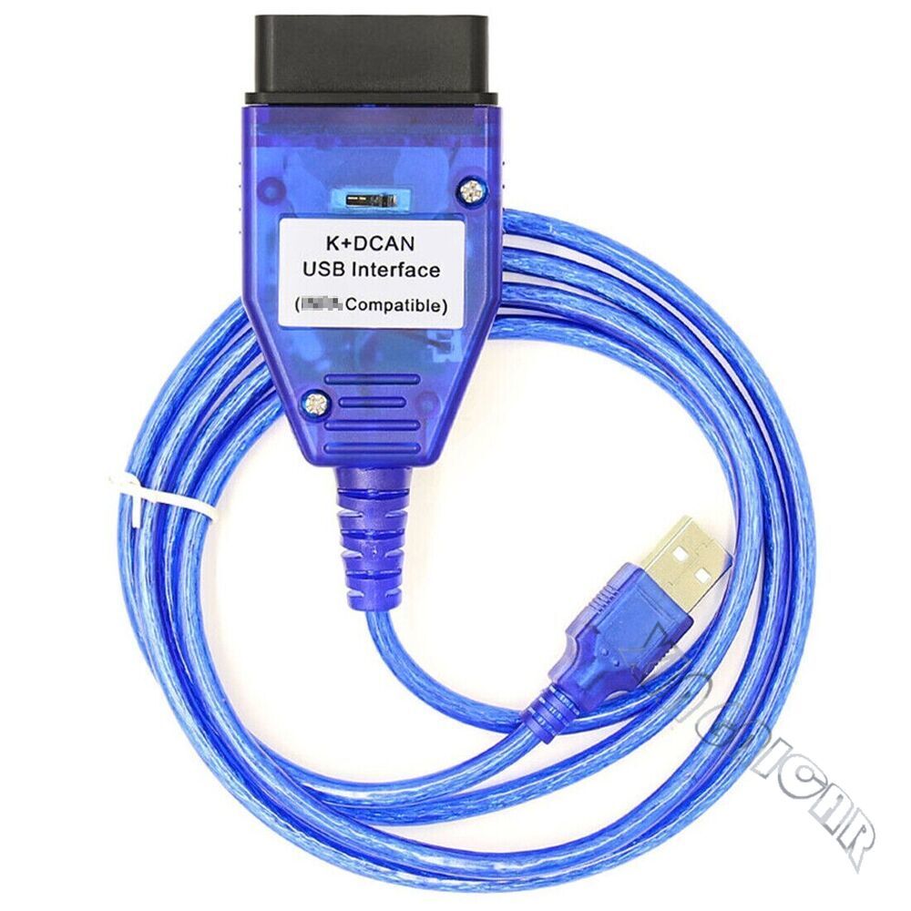 K+DCAN OBD2 Cable with Switch For BMW FTDI FT232RL Tools EDIABAS NCS Expert ISTA
