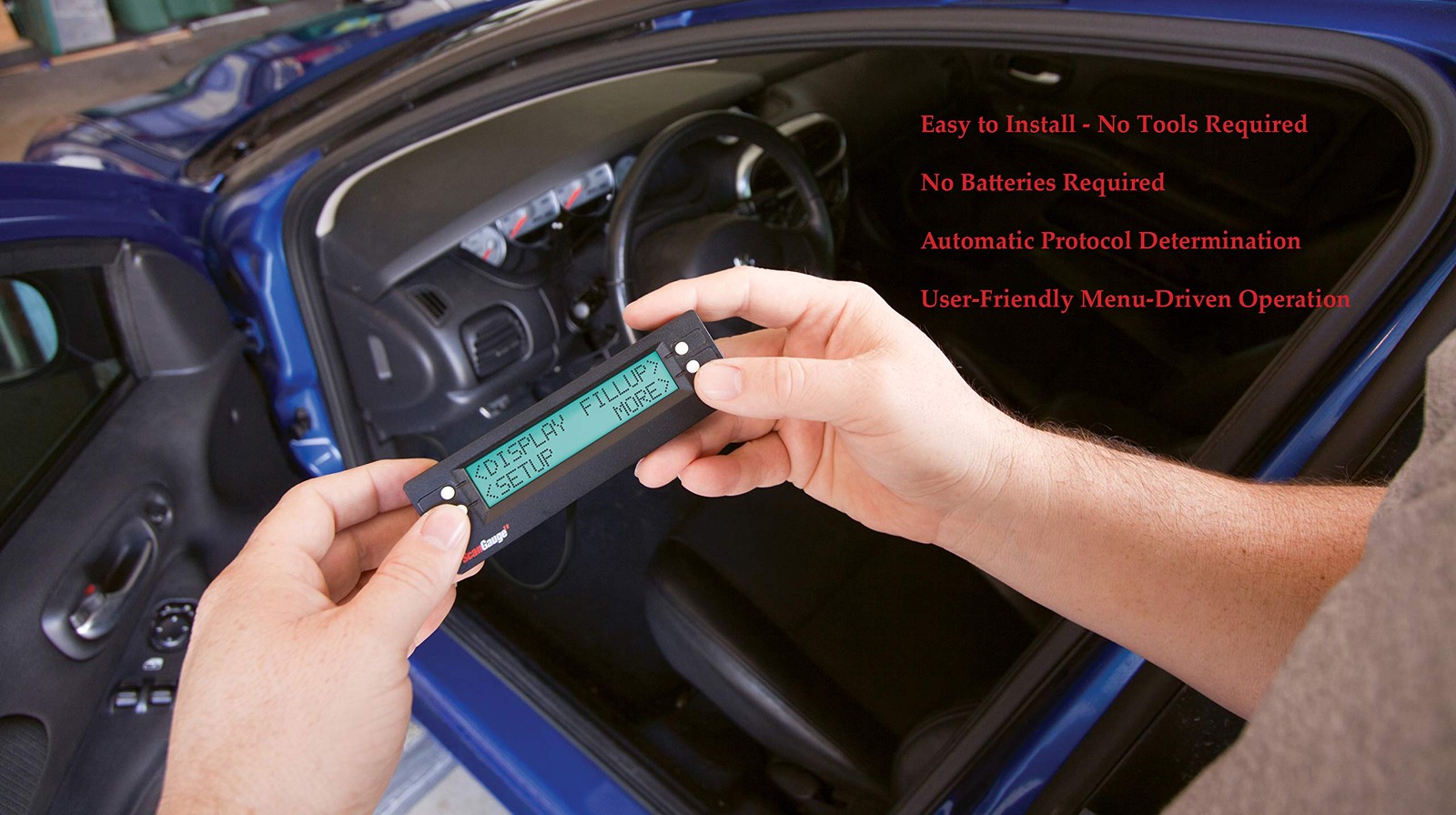 ScanGauge SG2 Ultra Compact 3-in-1 Automotive Computer with 5 Inch, Black