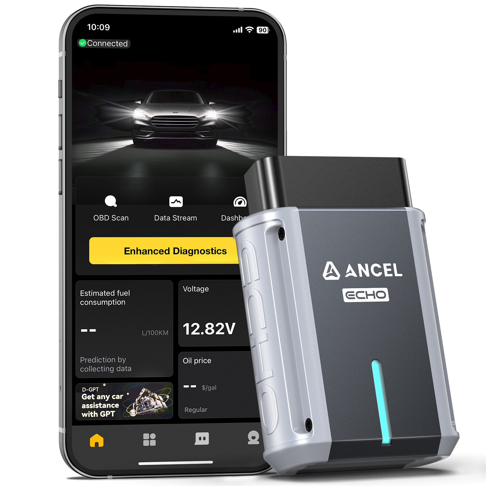 Wireless ODB2 Scanner Bidirectional Code Reader Full System for iPhone & Android