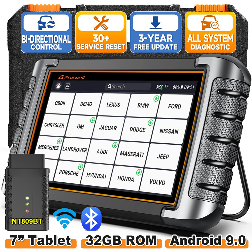 FOXWELL NT809 Pro BT All System Bidirectional OBD2 Diagnostic Scanner Oil Reset