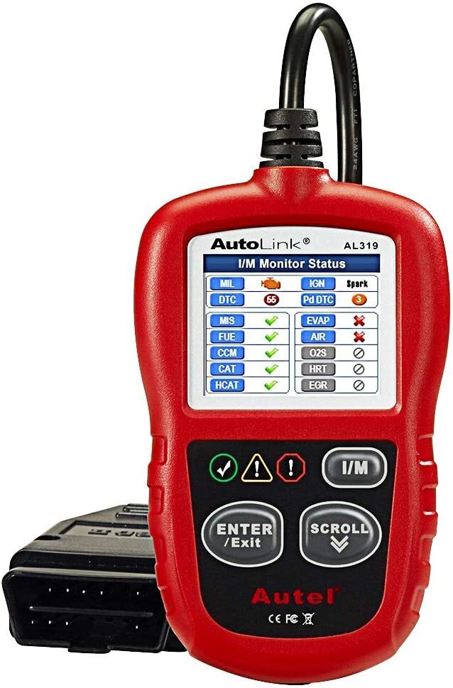 2026 Autel Autolink AL319 Car OBD2 Scanner Code Reader Engine Fault Code Reader