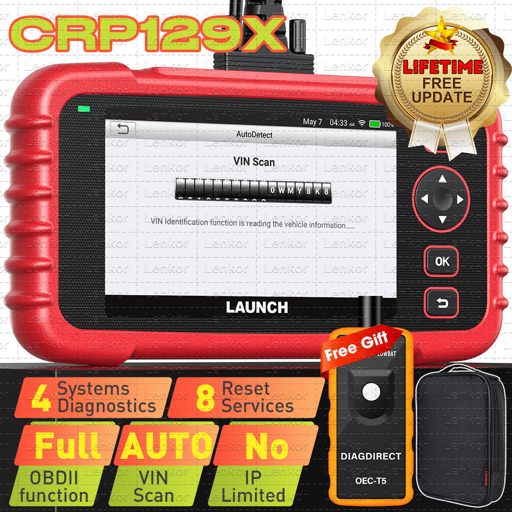 2025 Launch CRP129X OBD2 Car Scanner Engine ABS SRS SAS TPMS EPB Diagnostic Tool