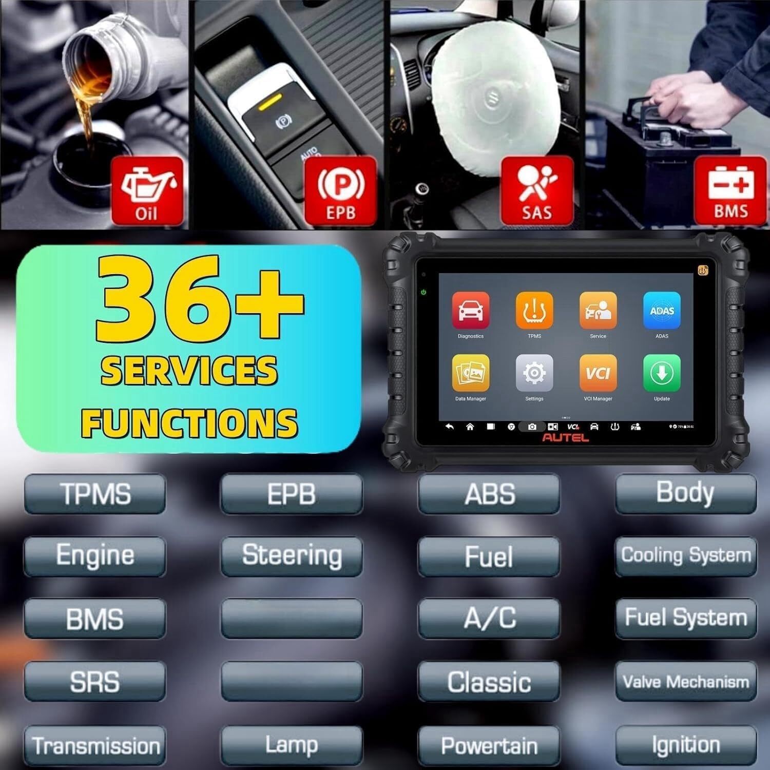 Autel MaxiSys MS906 Pro-TS Newer Version of MS906 Pro MS906TS MS906BT MK908