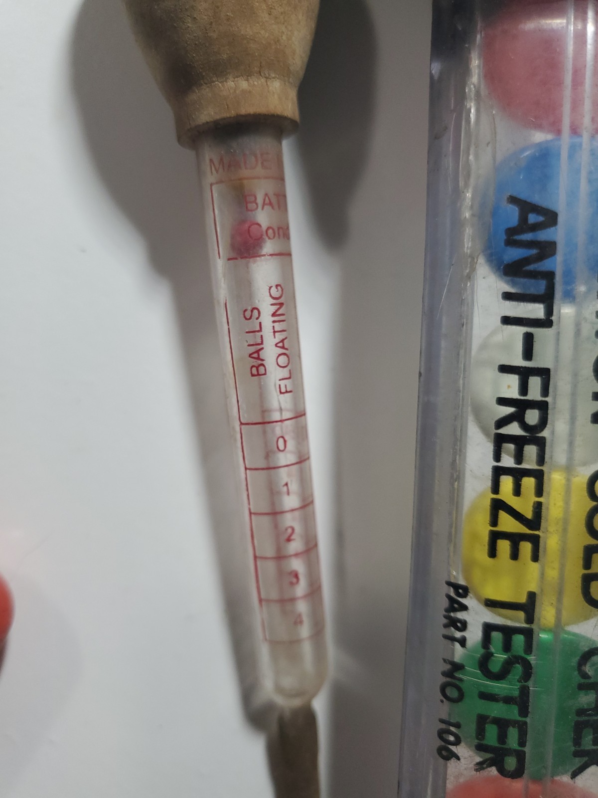 (5) Lot Of Battery And Antifreeze Fluid Tester Thexton Chaslyn And Others