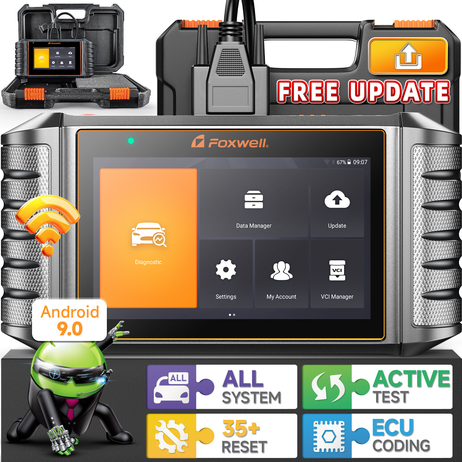 For NISSAN Full System Bidirectional OBD2 Scanner Diagnostic Tool ECU Coding BMS