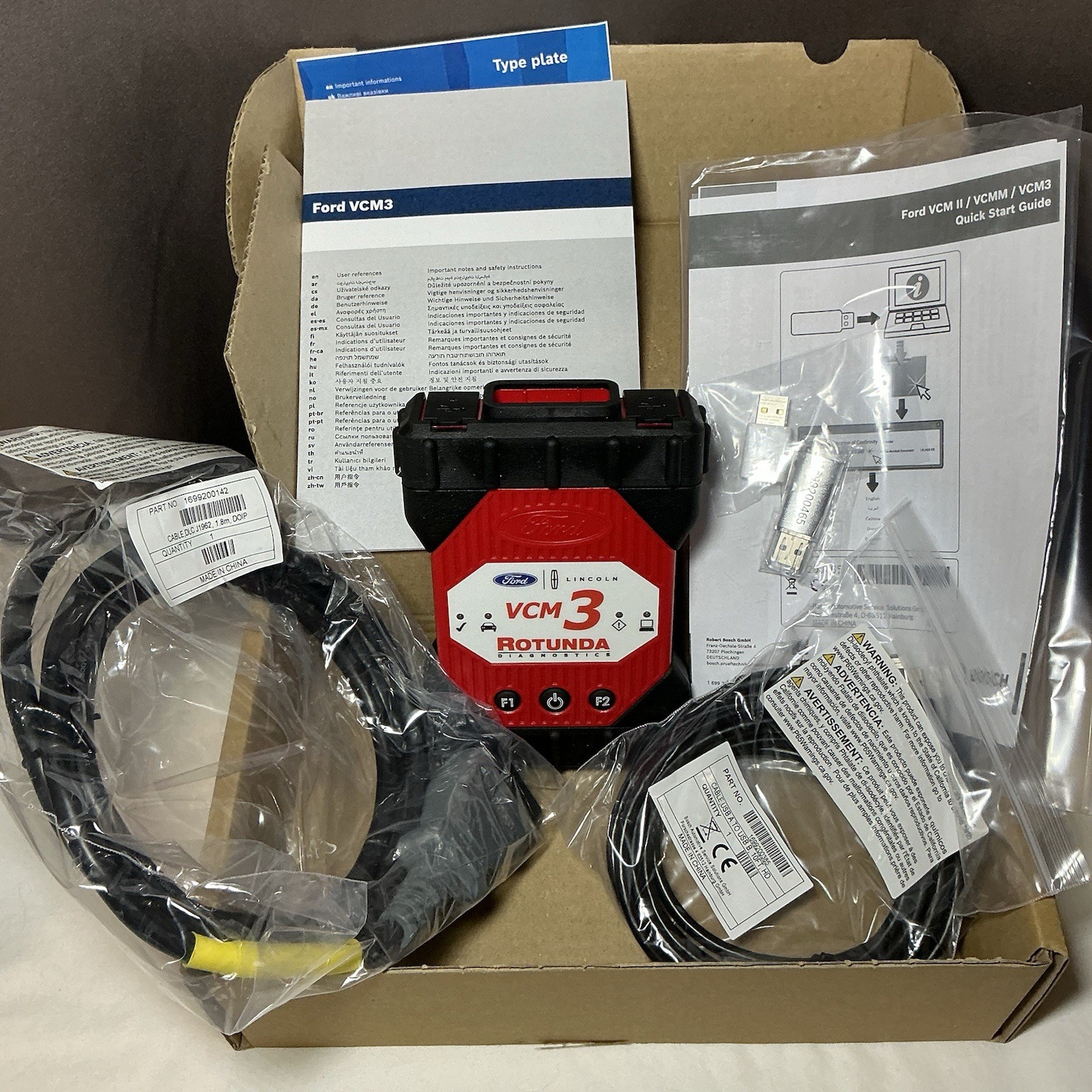 NIB Ford Rotunda BOSCH VCM 3 w/Wireless Adapter MFD 4-2026 Diagnostic Scan Tool