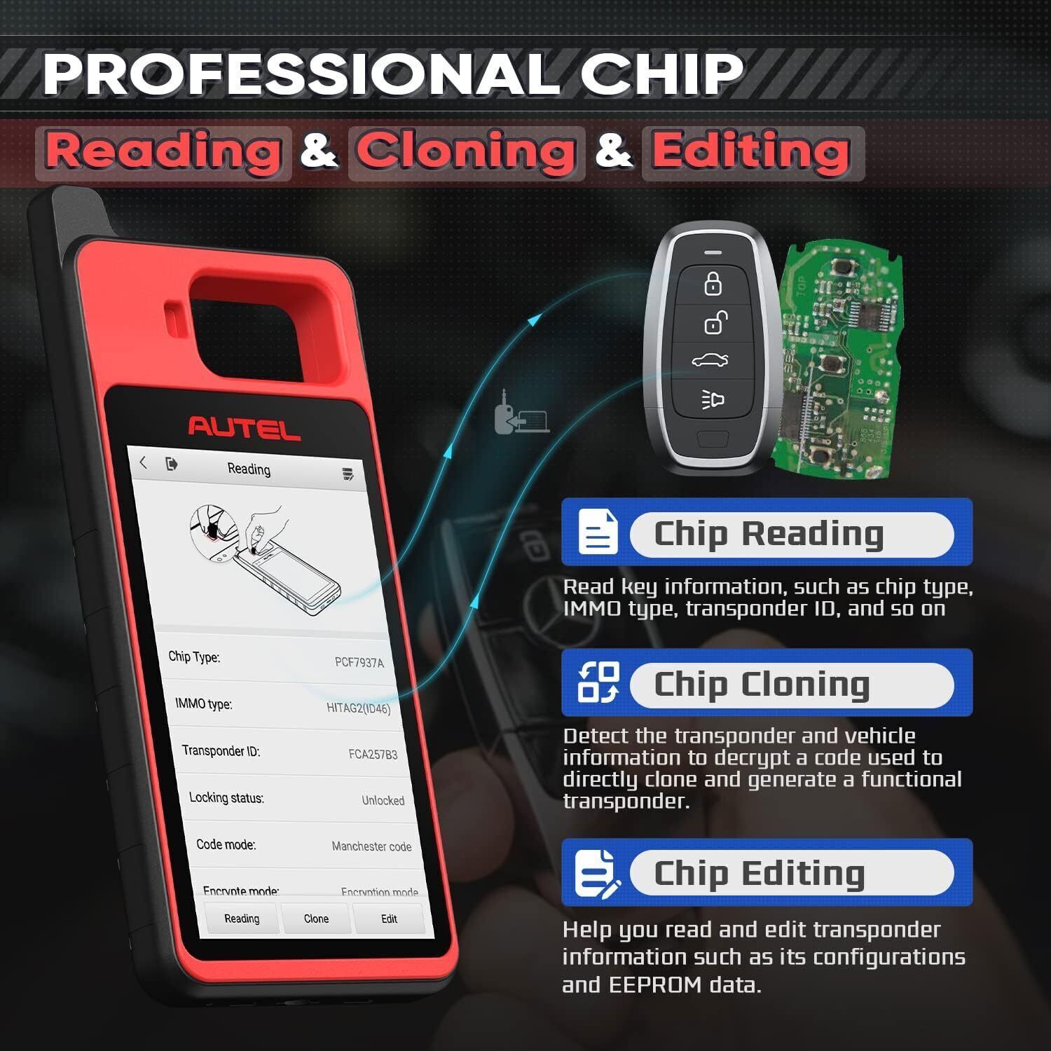Autel MaxiIM KM100X KM100E Auto VIN IMMO Key Programming Diagnostic Scanner Tool