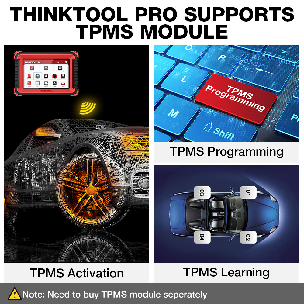 2024 Elite THINKTOOL PRO OBD2 Scanner Bidirectional Diagnostic Tool ECU Coding