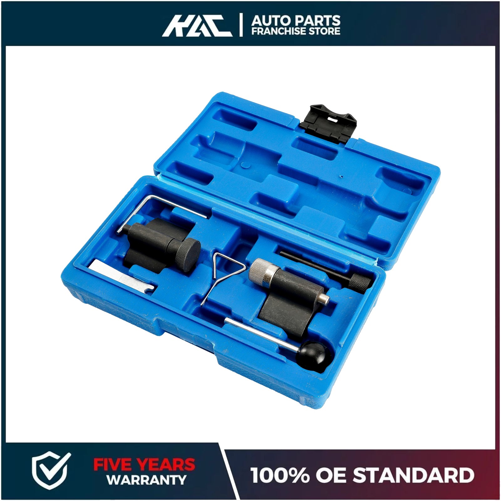 1pc Engine Crankshaft Retaining Tool w/ Blue Plastic Case for VW/Audi XC1663B US