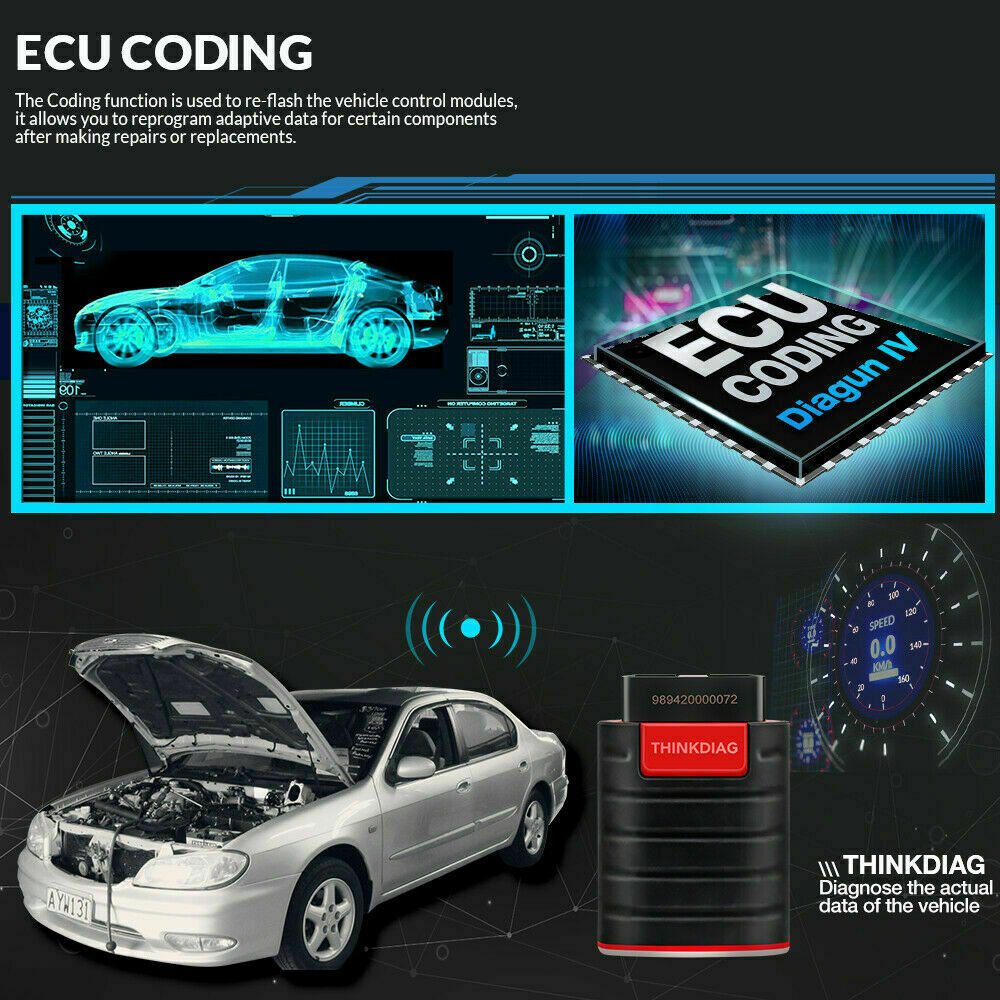 2023 THINKDIAG OBD2 Scanner Car Diagnostic Tool Full Software Free Bidirectional