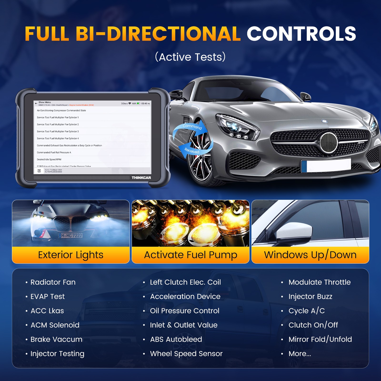 Thinkscan 689BT & TPMS Programming Full Systems OBD2 Car Diagnostic Scanner Tool