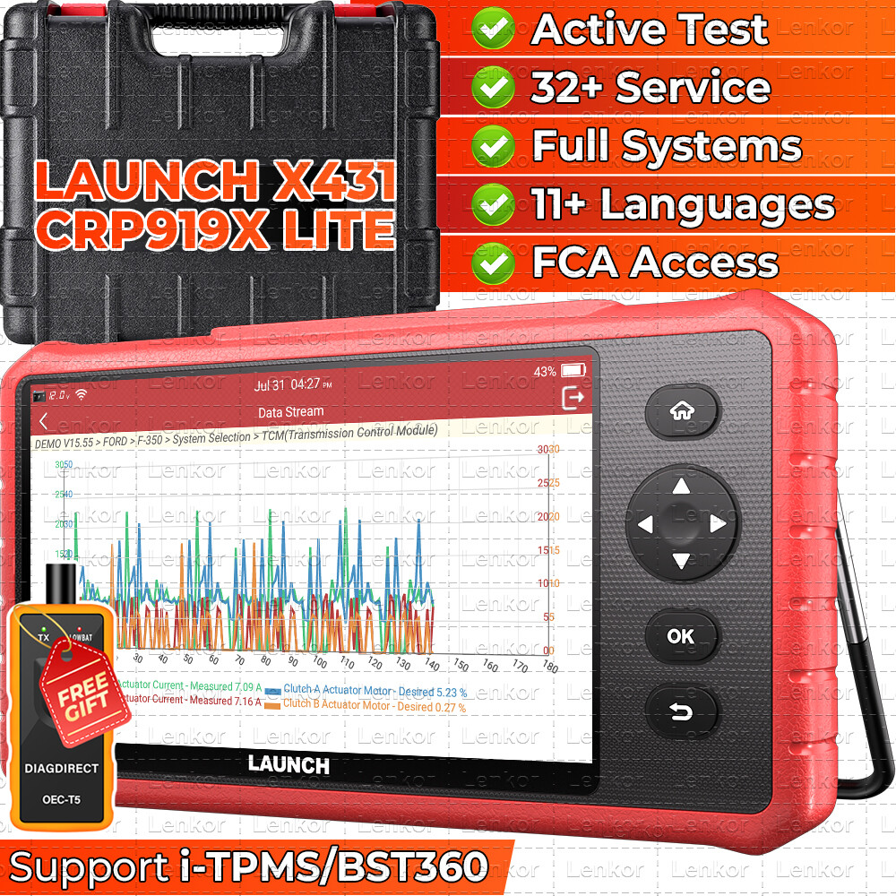 LAUNCH X431 CRP919X Lite Bidirectional Scanner Full System Diagnostic K*y Coding