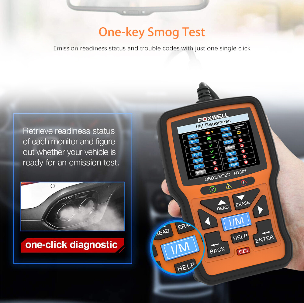 Auto Engine Trouble Code Reader OBD2 Scanner Diagnostic Tool Live Data Stream