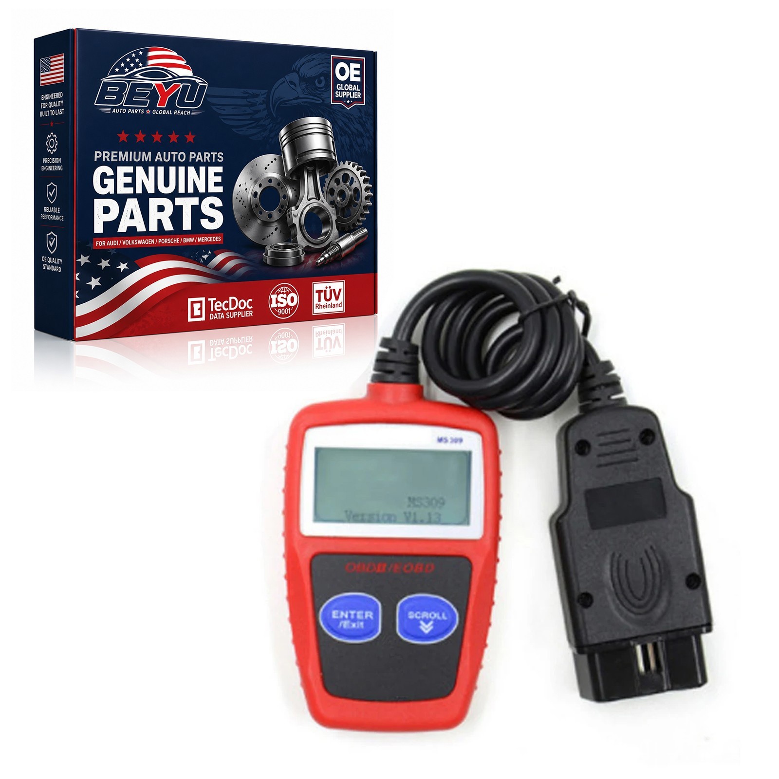 MS309 Auto Code Reader OBD2 Scanner Diagnostic Tool Car Check Engine Fault