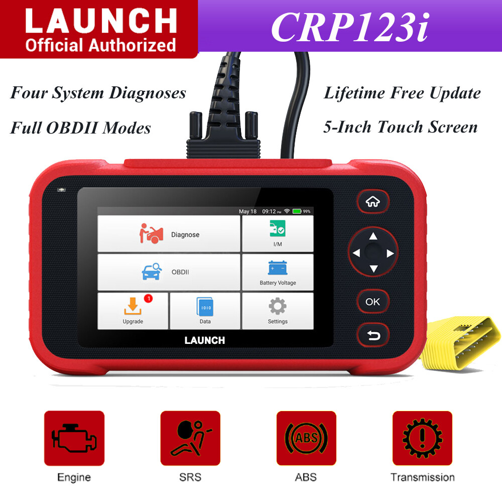 LAUNCH CRP123I Car OBD2 Scanner Code Reader Check Engine ABS SRS Diagnostic Tool