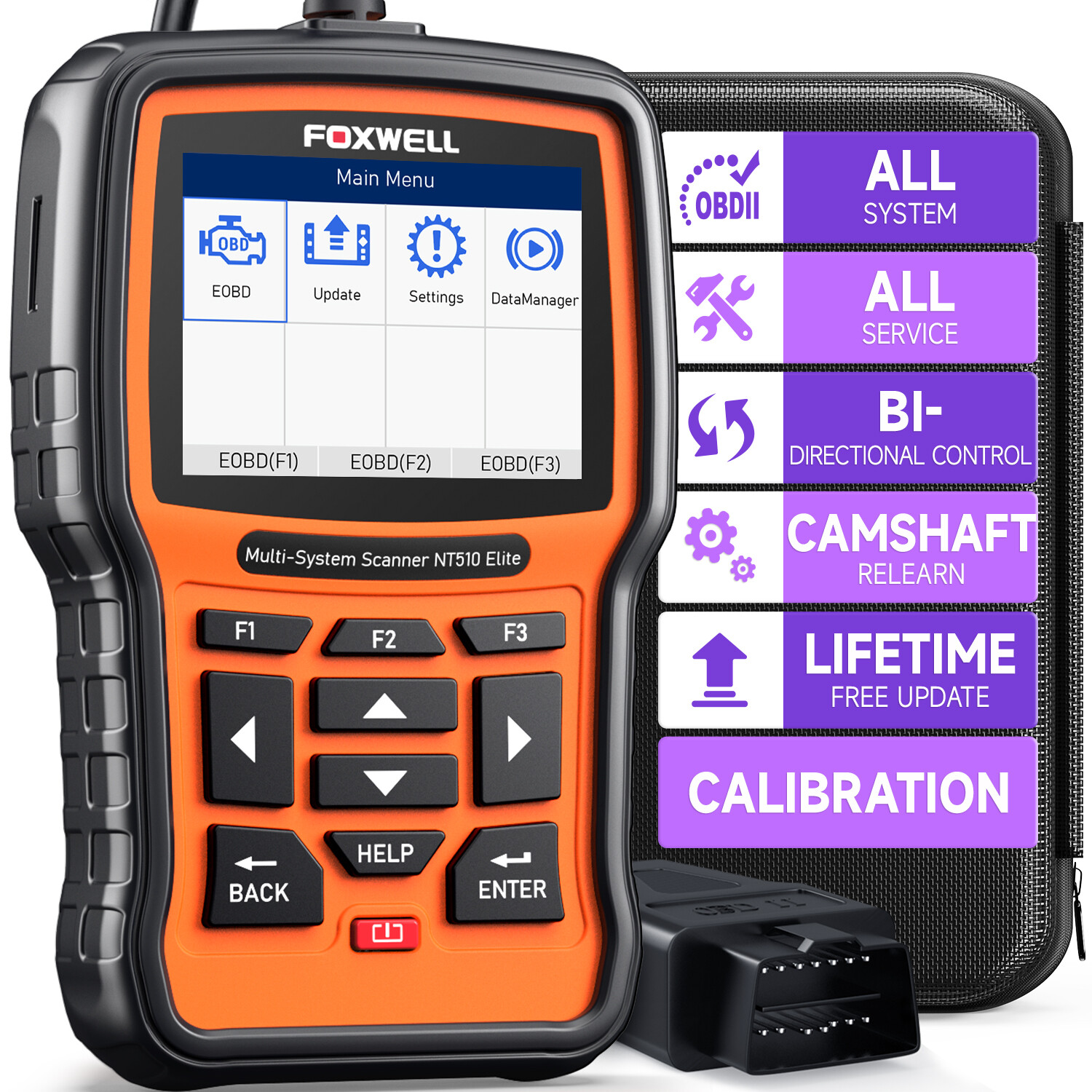 for FERRARI Bidirectional All System Car OBD2 Scanner Diagnostic Tool Injector