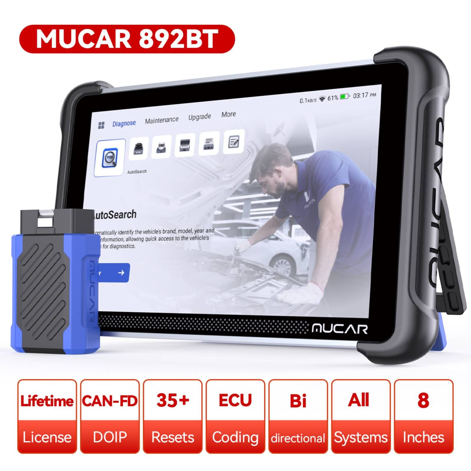 MUCAR 892BT LifeTime Free Update