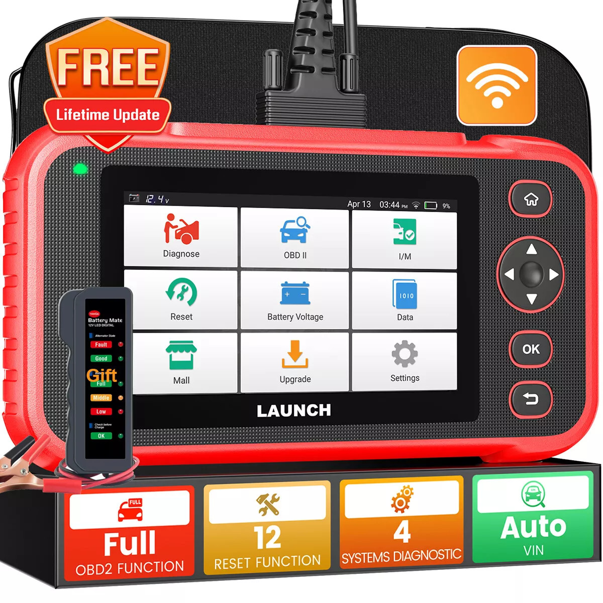 Launch CRP129I V3.0 Car OBD2 Scanner Automotive Diagnostic Scan Tool ABS SRS AT